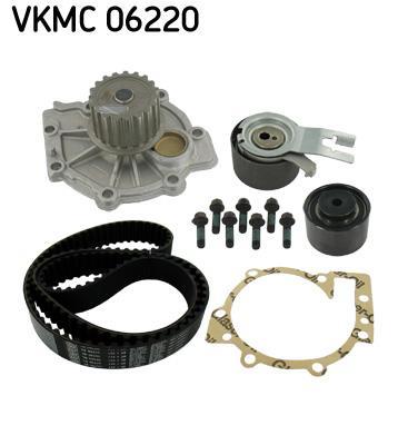 Pompe à eau + kit de courroie de distribution (Kit courroie de distribution) SKF ref. VKMC 06220